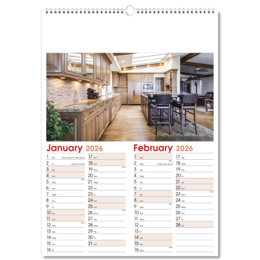 Optima B Templated Bespoke Calendar