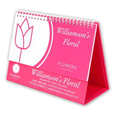 Premium Board Wired Desk Calendar